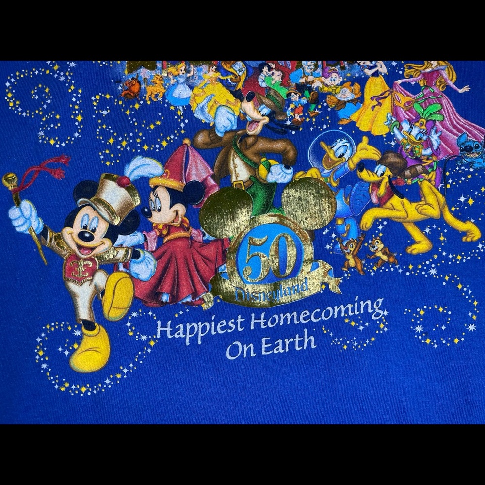 Vintage 2005 50th Anniversary Disney Tee UNISEX L - Picture 6 of 12